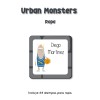 Iron-On Labels Urban Monsters