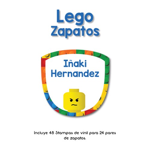 Shoe Labels Lego