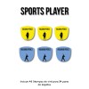 Iron-on & Shoes Value Pack Sports Player Iron-on & Shoes Value Pack Sports Player