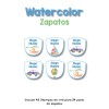 Shoe Labels Watercolor