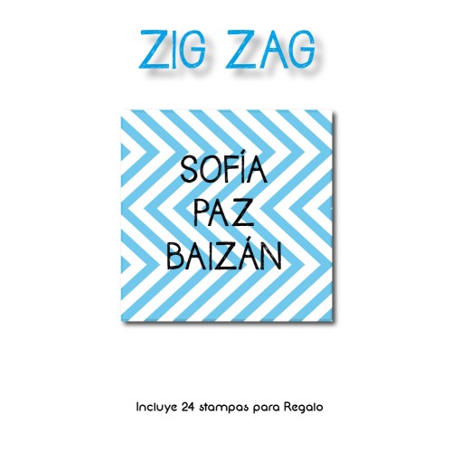 Gift Label Zig Zag Gift Label Zig Zag